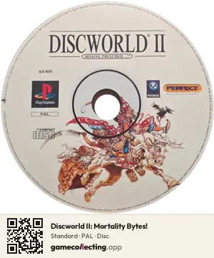Discworld II: Mortality Bytes! PlayStation, PAL disc