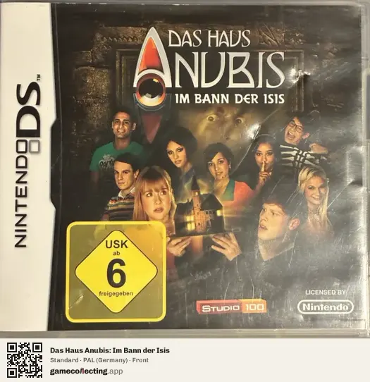 Das Haus Anubis: Im Bann der Isis Nintendo DS, Germany box front