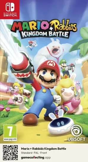 Mario + Rabbids Kingdom Battle Nintendo Switch, PAL box front