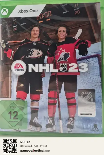 NHL 23 Xbox One, PAL box front