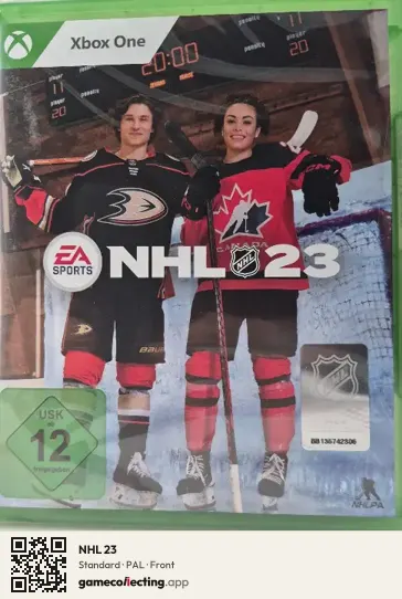 NHL 23 Xbox One, PAL box front