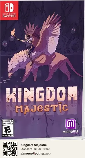 Kingdom Majestic Nintendo Switch, NTSC box front