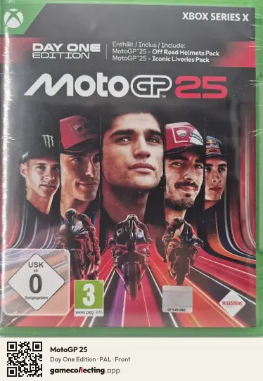 MotoGP 25 Xbox Series X, PAL box front