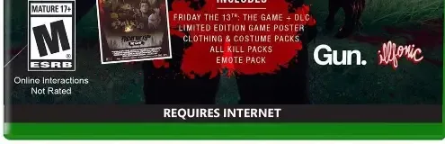 Friday the 13th: The Game, the ESRB box on its front