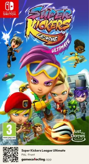Super Kickers League Ultimate Nintendo Switch, PAL box front