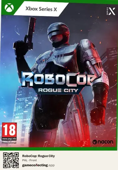 RoboCop: Rogue City Xbox Series X, PAL box front