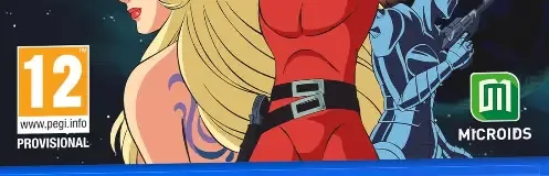 Space Adventure Cobra: The Awakening, the PEGI square on its front
