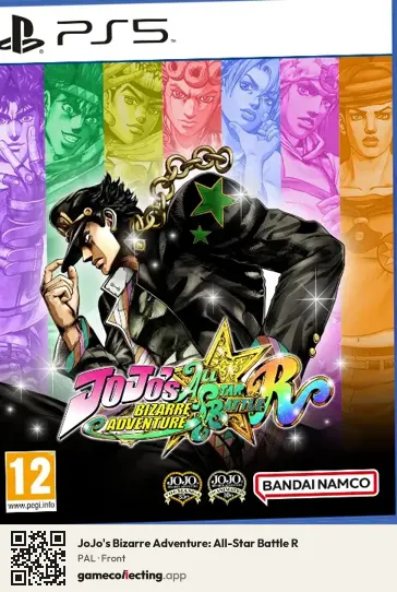 JoJo's Bizarre Adventure: All-Star Battle R PlayStation 5, PAL box front