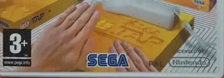 Let's Tap, the PEGI square on its front