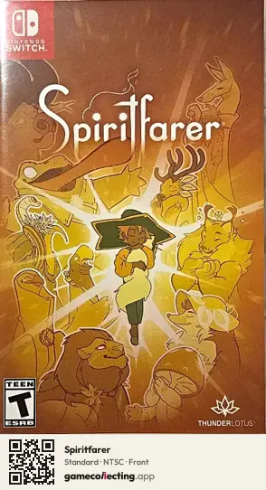 Spiritfarer Nintendo Switch, NTSC box front
