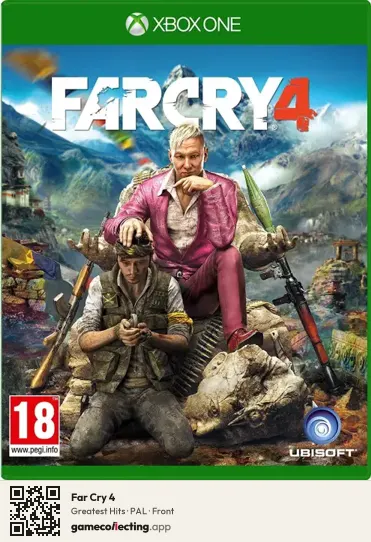 Far Cry 4 Xbox One, PAL box front