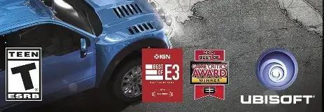 The Crew, the ESRB box on its front