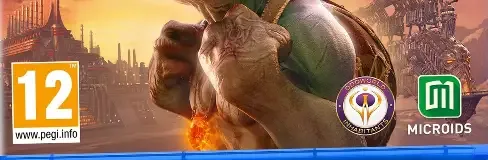 Oddworld: Soulstorm, the PEGI square on its front
