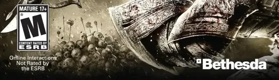 Hunted: The Demon's Forge, the ESRB box on its front