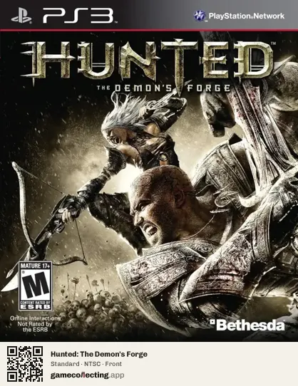 Hunted: The Demon's Forge PlayStation 3, NTSC box front