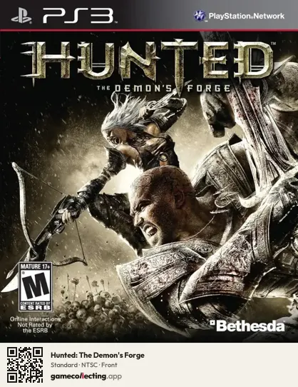Hunted: The Demon's Forge PlayStation 3, NTSC box front