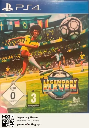Legendary Eleven PlayStation 4, PAL box front