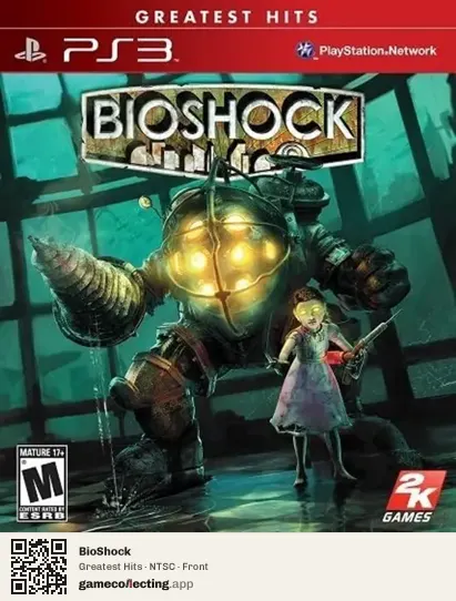 BioShock PlayStation 3, NTSC box front