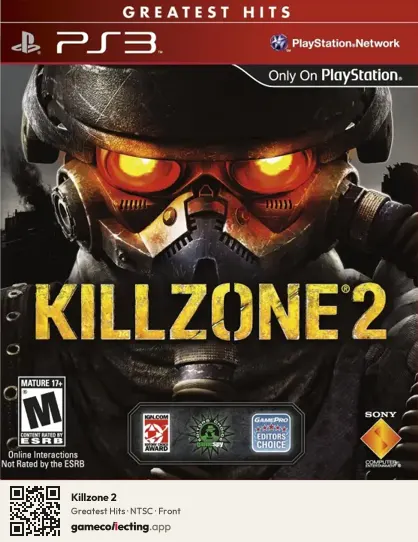 Killzone 2 PlayStation 3, NTSC box front