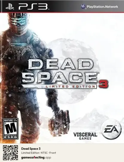 Dead Space 3 PlayStation 3, NTSC box front
