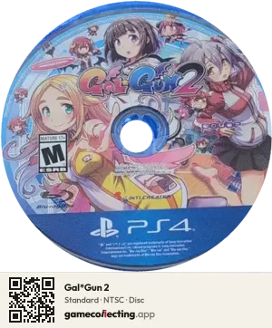 Gal*Gun 2 PlayStation 4, NTSC disc