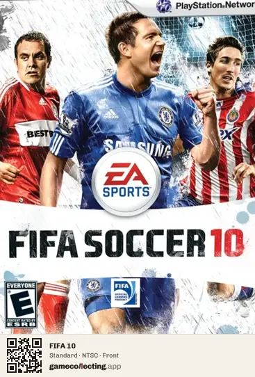 FIFA 10 PlayStation 3, NTSC box front