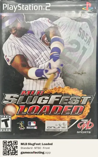MLB SlugFest: Loaded PlayStation 2, NTSC box front