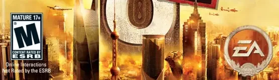 Army of Two: The 40th Day, the ESRB box on its front