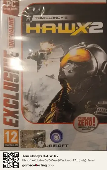 Tom Clancy's H.A.W.X 2 Computer, Italy box front