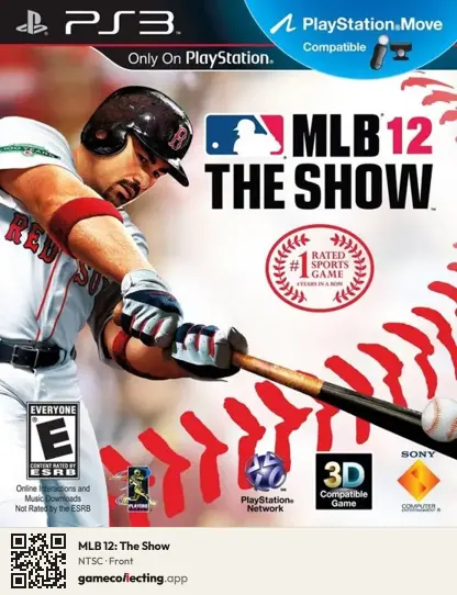 MLB 12: The Show PlayStation 3, NTSC box front