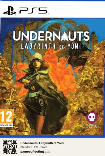 Undernauts: Labyrinth of Yomi PlayStation 5, PAL box front