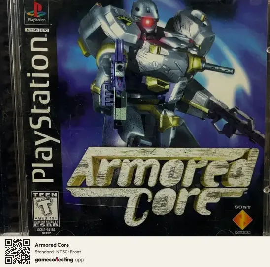 Armored Core PlayStation, NTSC box front