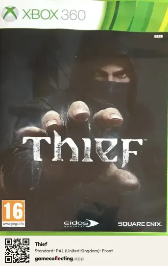Thief Xbox 360, United Kingdom box front