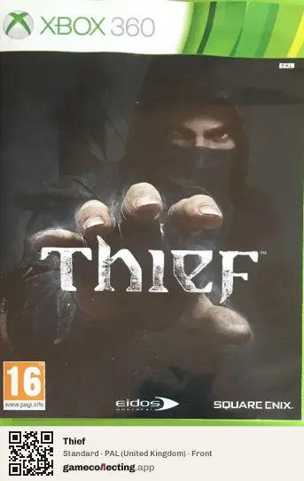 Thief Xbox 360, United Kingdom box front
