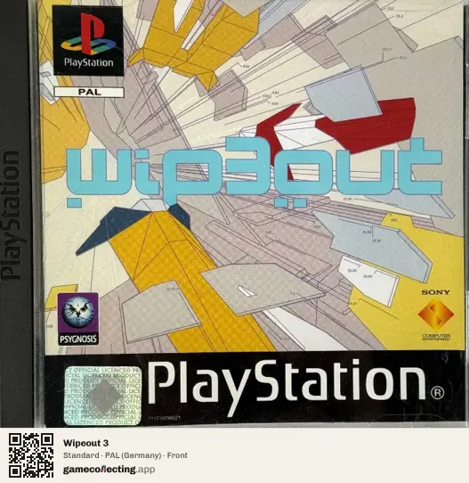 Wipeout 3 PlayStation, Germany box front