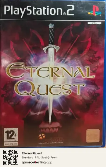 Eternal Quest PlayStation 2, Spain box front