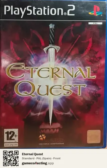 Eternal Quest PlayStation 2, Spain box front