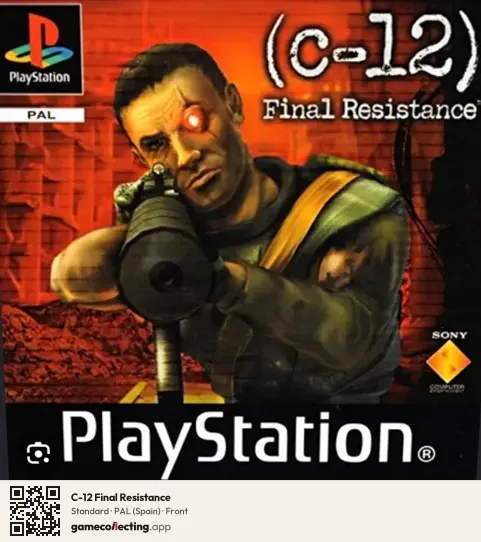 C-12 Final Resistance PlayStation, Spain box front
