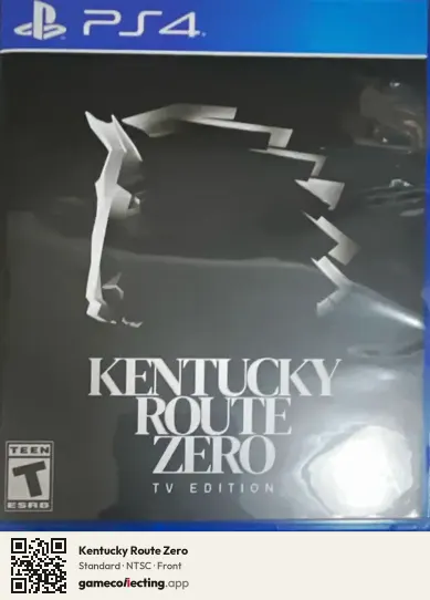 Kentucky Route Zero PlayStation 4, NTSC box front