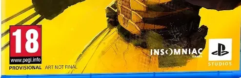 Marvel's Wolverine, the PEGI square on its front