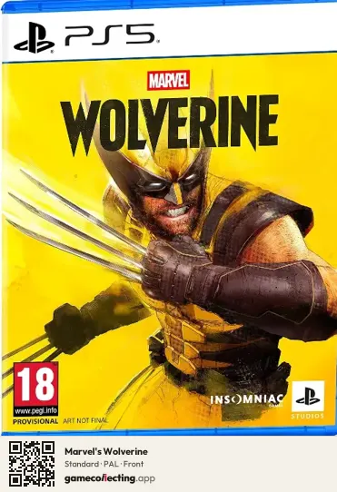 Marvel's Wolverine PlayStation 5, PAL box front