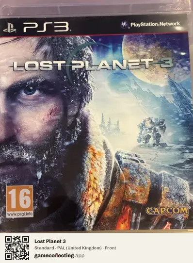 Lost Planet 3 PlayStation 3, United Kingdom box front