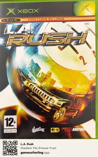 L.A. Rush Xbox, France box front