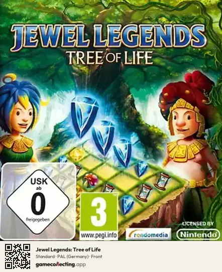 Jewel Legends: Tree of Life Nintendo DS, Germany box front