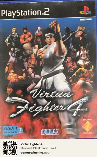 Virtua Fighter 4 PlayStation 2, France box front