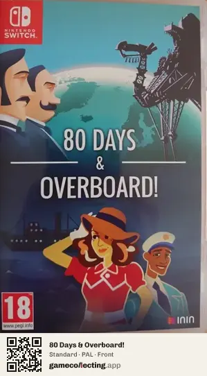 80 Days & Overboard! Nintendo Switch, PAL box front