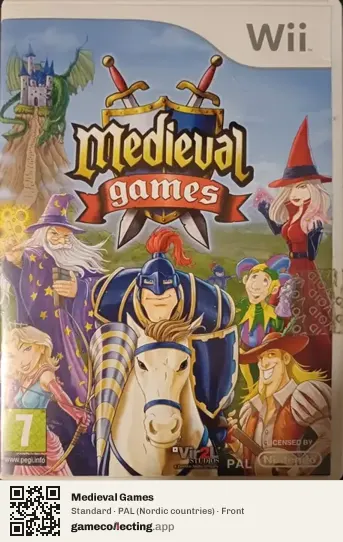 Medieval Games Nintendo Wii, Nordic countries box front