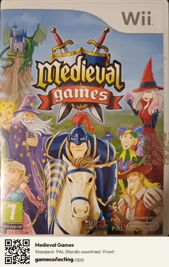 Medieval Games Nintendo Wii, Nordic countries box front