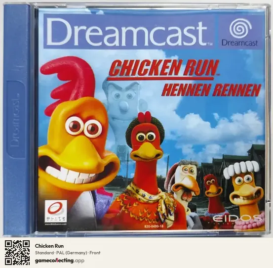 Chicken Run Sega Dreamcast, Germany box front