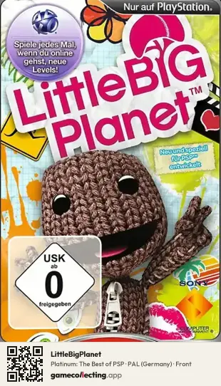 LittleBigPlanet PlayStation Portable, Germany box front